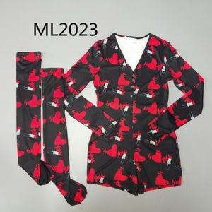 Onesie with matching thigh high socks